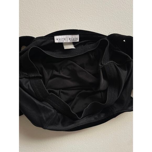 Vintage 90's Black Velvet Tank Top / Sleeveless / Goth / Grunge / Bodycon - Picture 7 of 7